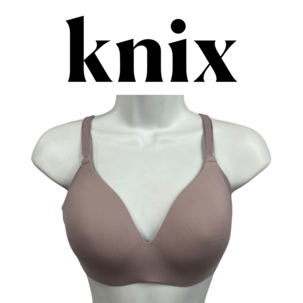 knix WingWoman Contour Bra - Grey Purple - Size 4 (32C/32D/34C/34D)